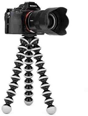 

Yumato Flexible 10-inch Mini TriPod for Camera and Universal Smartphones Tripod(Multicolor, Supports Up to 2000)