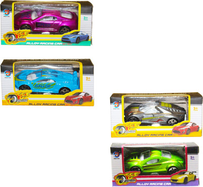 

Akshat ALLOY METAL BODY SET OF 4 CARS FOR KIDS VEHICLE PULL ALONG(Multicolor)