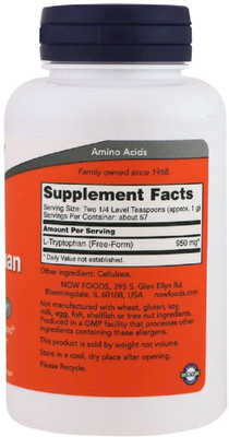 

Now Foods Now Foods, L-Tryptophan Powder,(57 g)