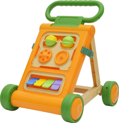 

Lovely Baby Products Musical Activity Walker(Orange, Green), Green;orange