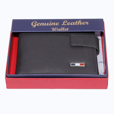 

gaurkee Men Black Genuine Leather Wallet(10 Card Slots), Black;brown;nevi blue