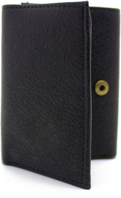 

flex boom Men Black Artificial Leather Wallet(4 Card Slots)