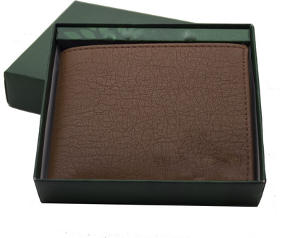

MS Men Casual Brown Artificial Leather Wallet(10 Card Slots)