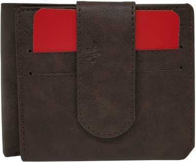 

Wildmount Men Brown Genuine Leather Wallet(10 Card Slots)