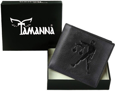 

Tamanna Men Casual Black Genuine Leather Wallet(1 Card Slot)