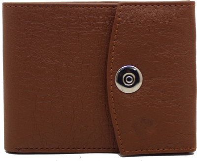 

flex boom Men Tan Artificial Leather Wallet(6 Card Slots)