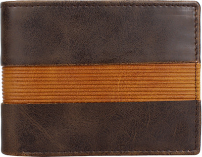 

WAAO Men Brown, Tan Artificial Leather Wallet(4 Card Slots)
