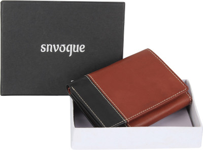 

SNVOGUE Men Casual Brown, Black Genuine Leather Wallet(6 Card Slots)