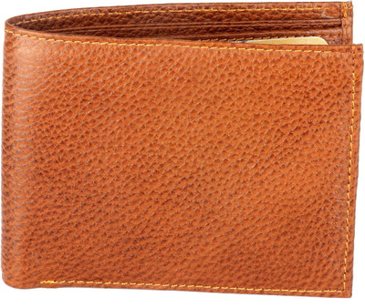 

UMDA Men Tan Genuine Leather Wallet(8 Card Slots)