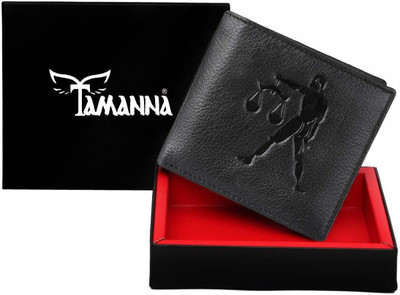 

Tamanna Men Casual Black Genuine Leather Wallet(1 Card Slot)