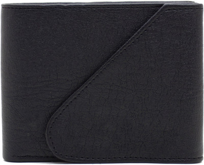 

MS Men Casual Black Artificial Leather Wallet(4 Card Slots)