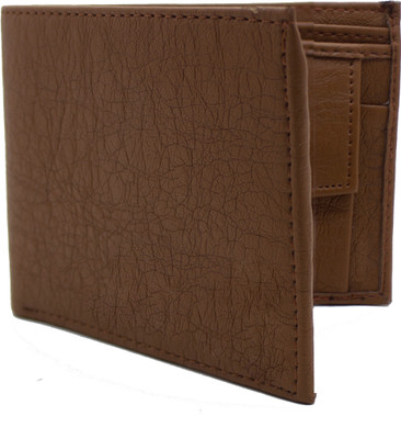 

flex boom Men Brown Artificial Leather Wallet(4 Card Slots)