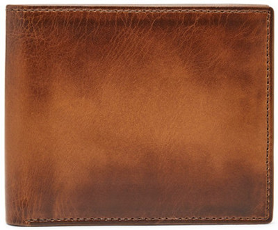 

LeapEngland Men Casual Tan Genuine Leather Wallet(12 Card Slots), Crunch tan