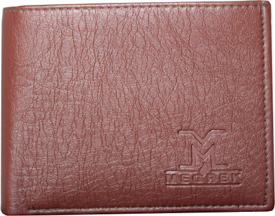 

megrek Men Brown Artificial Leather Wallet(4 Card Slots)