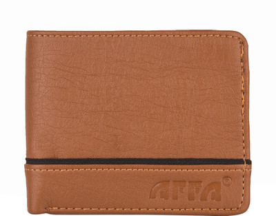 

AFFA Men Tan Artificial Leather Wallet(8 Card Slots)