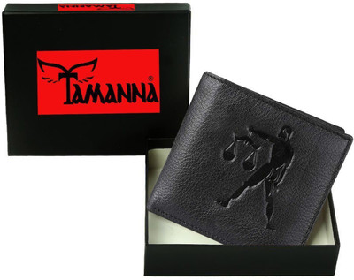 

Tamanna Men Casual Black Genuine Leather Wallet(1 Card Slot)