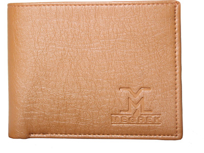 

Megrek Men Tan Artificial Leather Wallet(4 Card Slots)