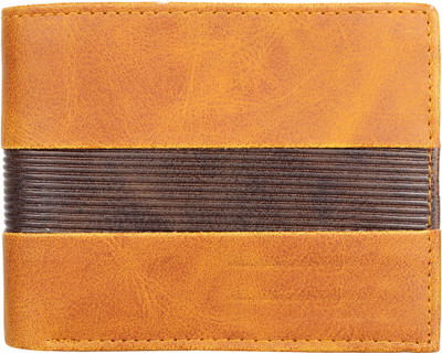 

WAAO Men Tan, Brown Artificial Leather Wallet(4 Card Slots)