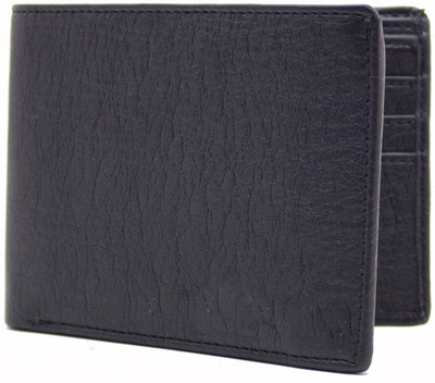 

flex boom Men Black Artificial Leather Wallet(10 Card Slots)