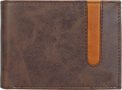 

WAAO Men Brown, Tan Artificial Leather Wallet(4 Card Slots)