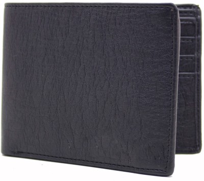 

flex boom Men Black Artificial Leather Wallet(10 Card Slots)