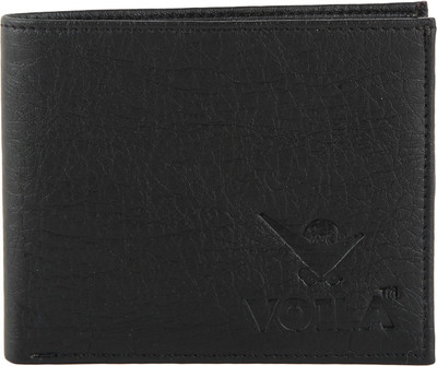 

Voila Men Formal Black Artificial Leather Wallet(2 Card Slots)