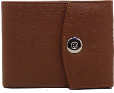 

flex boom Men Tan Artificial Leather Wallet(6 Card Slots)