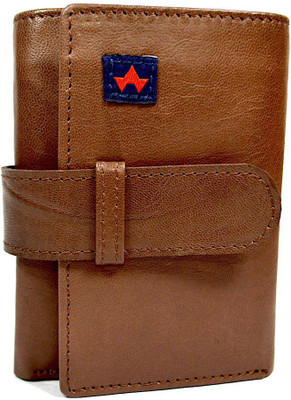 

Lunatik Boys Brown Genuine Leather Wallet(12 Card Slots)