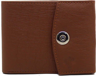 

flex boom Men Tan Artificial Leather Wallet(6 Card Slots)