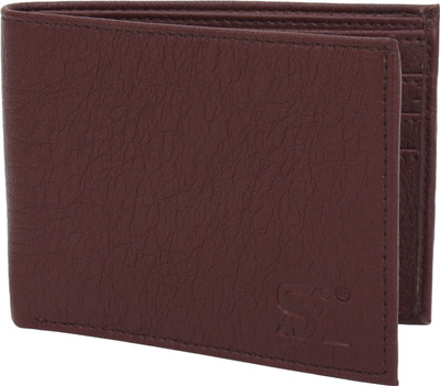 

ATSH Men Brown Artificial Leather Wallet(9 Card Slots)