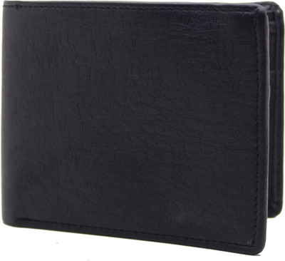 

MS Men Formal Black Artificial Leather Wallet(4 Card Slots)