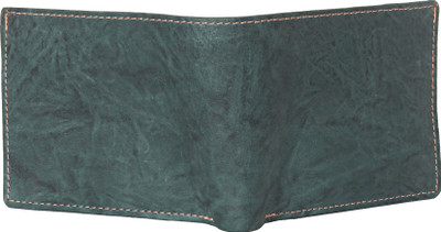 

SS CREATION Men Casual Green Genuine Leather Wallet(4 Card Slots), Black