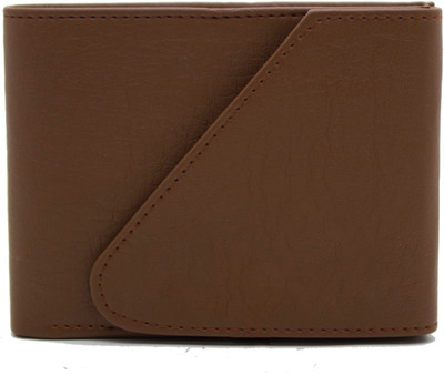 

flex boom Men Brown Artificial Leather Wallet(4 Card Slots)