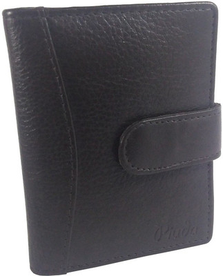 

piuda Men Brown Genuine Leather Card Holder(20 Card Slots), Dark brown