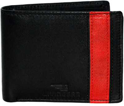 

UrbanGalore Men Black, Red Genuine Leather Wallet(8 Card Slots)