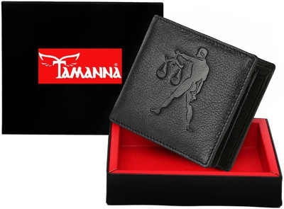 

Tamanna Men Casual Black Genuine Leather Wallet(1 Card Slot)