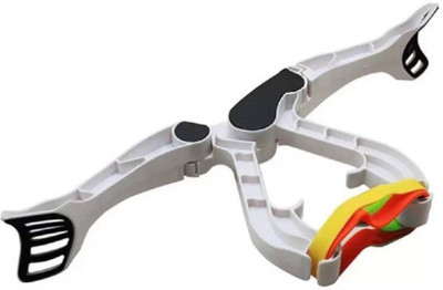 

YS Traders Wonder Arms Upper Body Arm Workout Fitness Machine with 3 Resistance Bands Ab Exerciser(White, Black), Black;white