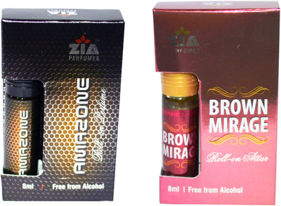 

Zia Amazone and Brown Mirage Special Malaysian edition pure Floral Attar(Davana)