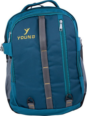 

Young Glitter Backpack for 18-inch Laptop (Blue ) 4.5 L Laptop Backpack(Blue)