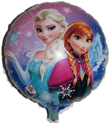 

Bash N Splash Printed Frozen Elsa & Anna 18" Foil Balloon Balloon(Multicolor, Pack of 1)
