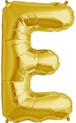

Smartcraft Solid Alphabet Foil Balloon - E (17 inch) for Birthday Decoration,Baby Shower,Wedding,Festival,Party, foil balloon, balloons - Gold Balloon(Gold, Pack of 1)