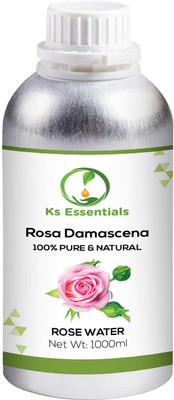

Ks Essentials 100% Pure Rose Water (Rosa Damascena) (1000ml)(1000 ml)
