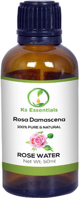 

Ks Essentials 100% Pure Rose Water (Rosa Damascena) (50ml)(50 ml)