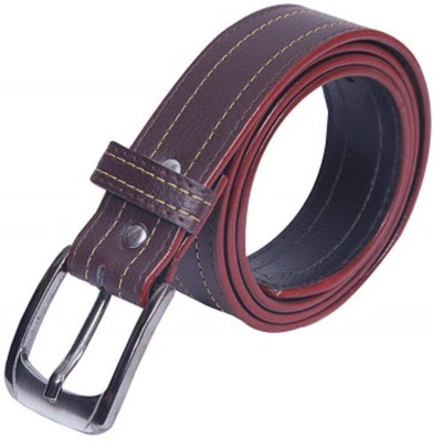 

Bluemoon Star Men Casual Purple Artificial Leather Belt, Brown