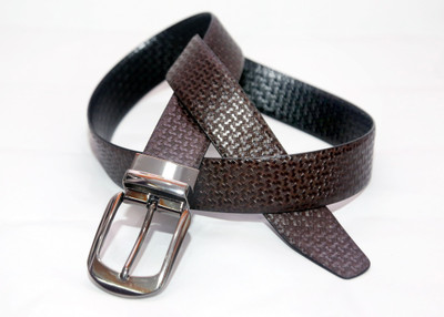 

inches pure leather Men Party Brown, Black Genuine Leather Reversible Belt, Black;brown