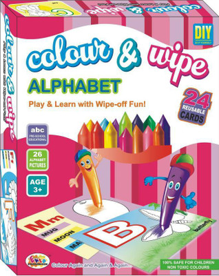 

SABURI Colour and Wipe Alphabet Board Game
