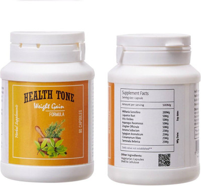 

Herabal HealthTone Health Tone Herbal Weight Gain Capsules (Made in Thailand) 100% Pure Herbal(100 g)