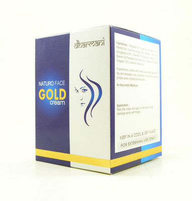 

Dharmani Health & Fitness Co. Naturo Face Gold Organic White Glow Skin Whitening & Brightening Gel Cream SPF-25 I PA+++(100 ml)