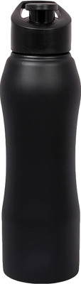 

SEASONFRANK stainless steel water bottle/gym shaker for college & gym with black coating. 1000 Shaker(Pack of 1, Black)