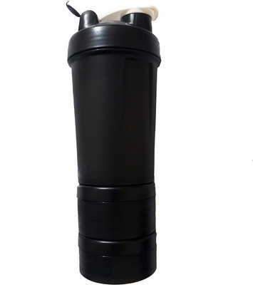 

BUY INDIAN MADE 3 compartment detatchable 1 Shaker(Pack of 1, Black)